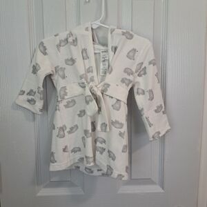 Carter's Gray Animal Print Baby Robe